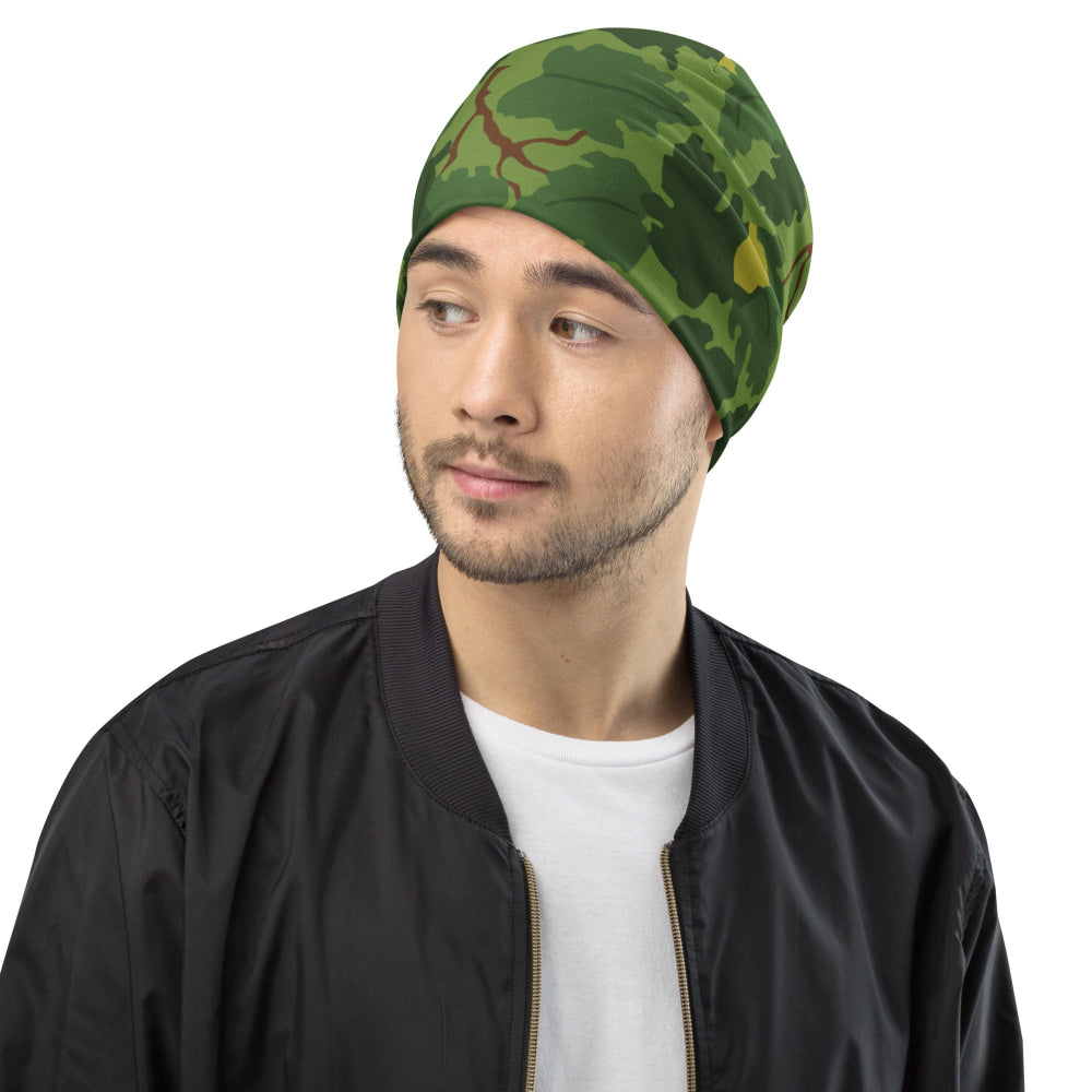 American Mitchell Wine Leaf Green CAMO Beanie