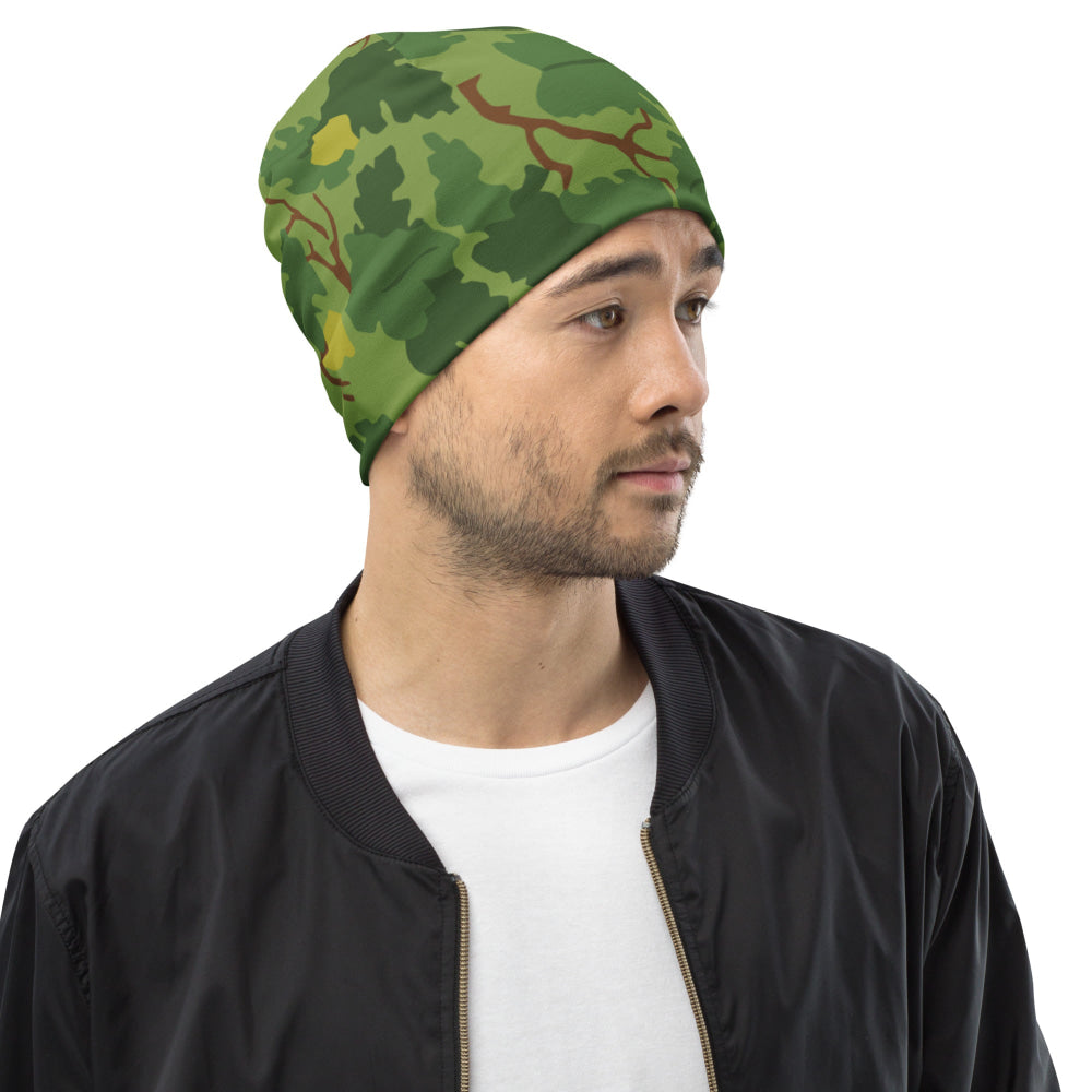 American Mitchell Wine Leaf Green CAMO Beanie