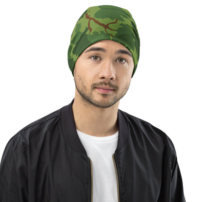 American Mitchell Wine Leaf Green CAMO Beanie - S