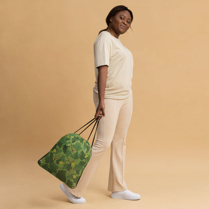 American Mitchell Wine Leaf Green CAMO Drawstring Bag - Bags