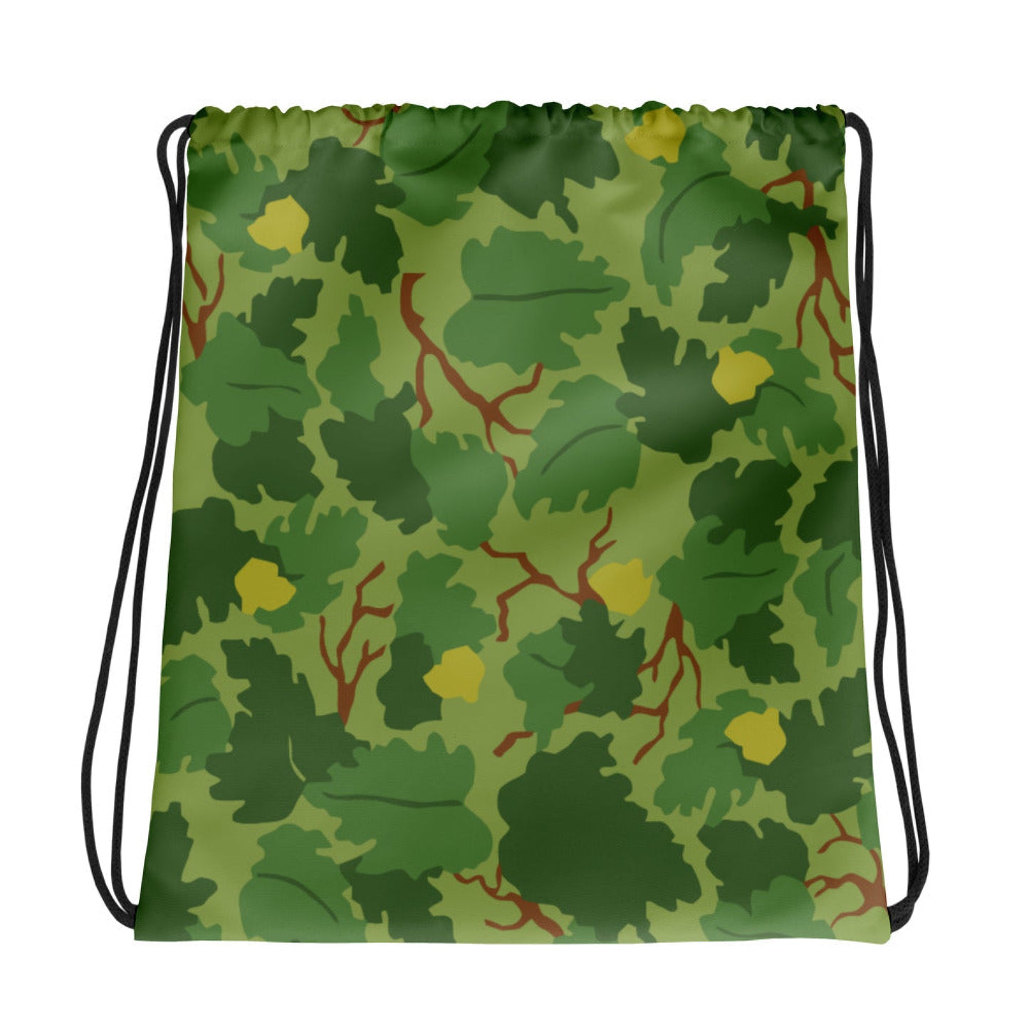 American Mitchell Wine Leaf Green CAMO Drawstring Bag - Bags