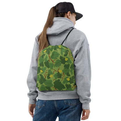 American Mitchell Wine Leaf Green CAMO Drawstring Bag - Bags