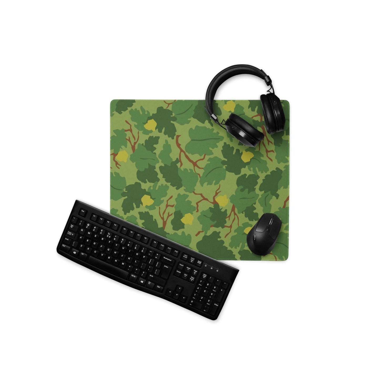 American Mitchell Wine Leaf Green CAMO Gaming mouse pad - 18″×16″ - Mouse Pad