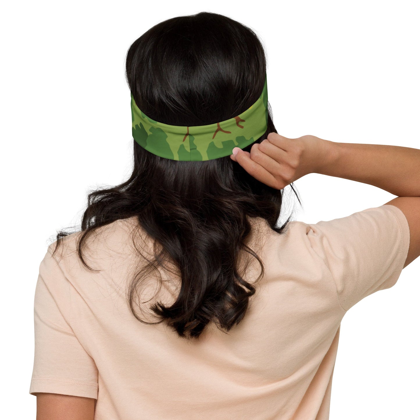 American Mitchell Wine Leaf Green CAMO Headband Headbands