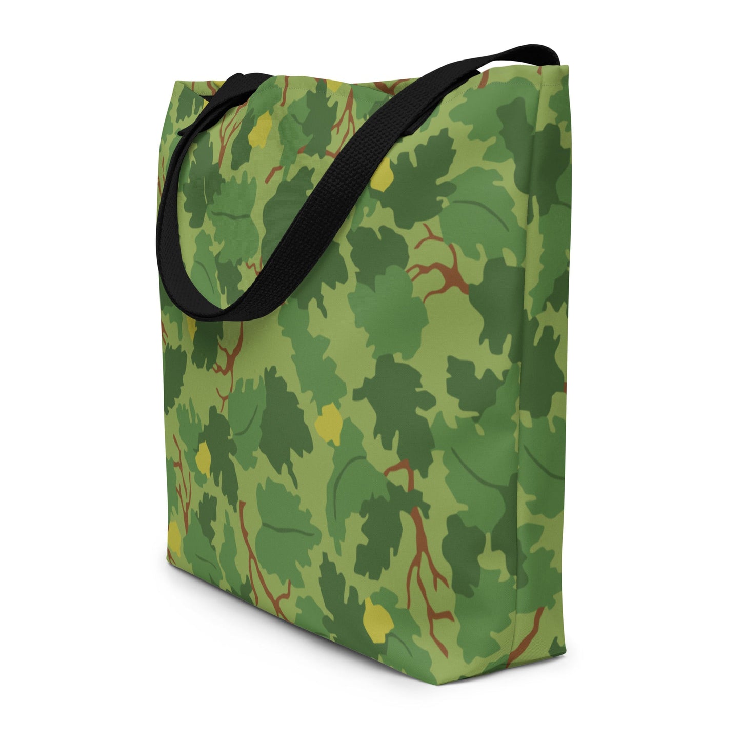 American Mitchell Wine Leaf Green CAMO Large Tote Bag - Bags