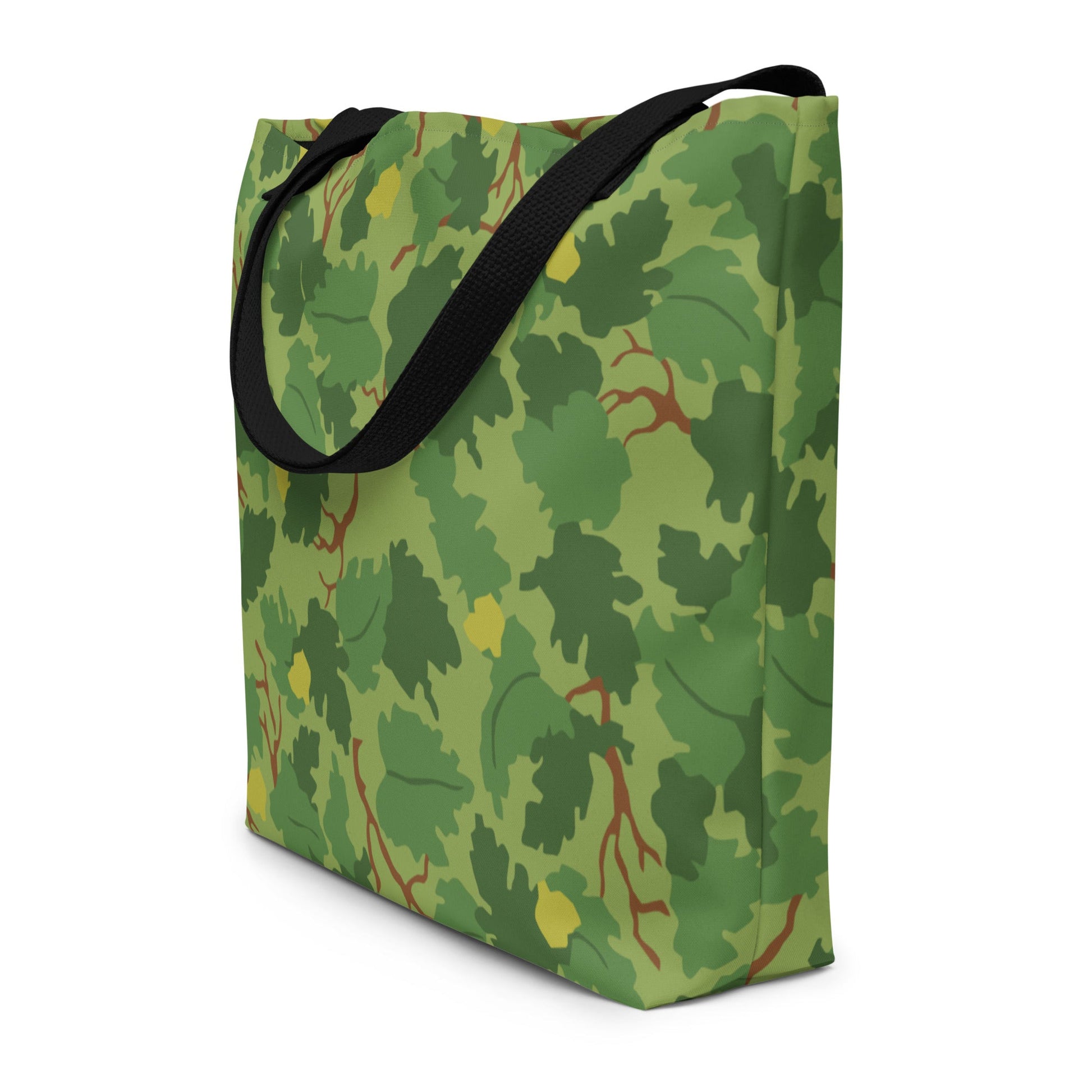 American Mitchell Wine Leaf Green CAMO Large Tote Bag - Bags