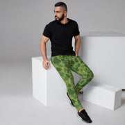 Mitchell Vine Leaf Green CAMO Mens Joggers - XS - Men