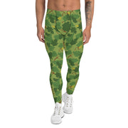 Mitchell Vine Leaf Green CAMO Mens Leggings - XS - Men