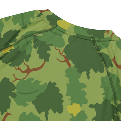 American Mitchell Wine Leaf Green CAMO Mens Short-Sleeve Rash Guard - Short-sleeve Guards