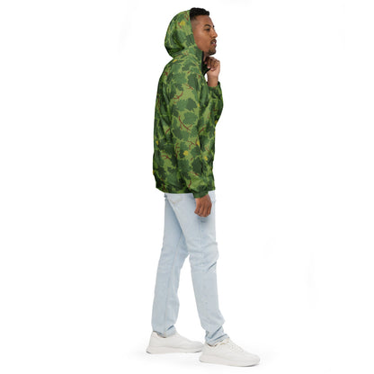 American Mitchell Wine Leaf Green CAMO Men’s windbreaker - Mens Windbreaker