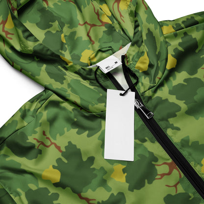 American Mitchell Wine Leaf Green CAMO Men’s windbreaker - Mens Windbreaker