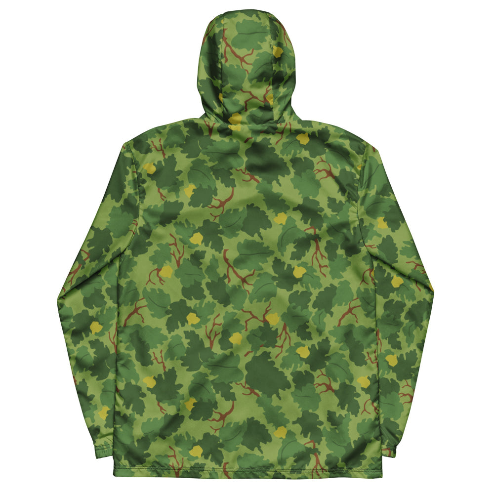 American Mitchell Wine Leaf Green CAMO Men’s windbreaker - Mens Windbreaker