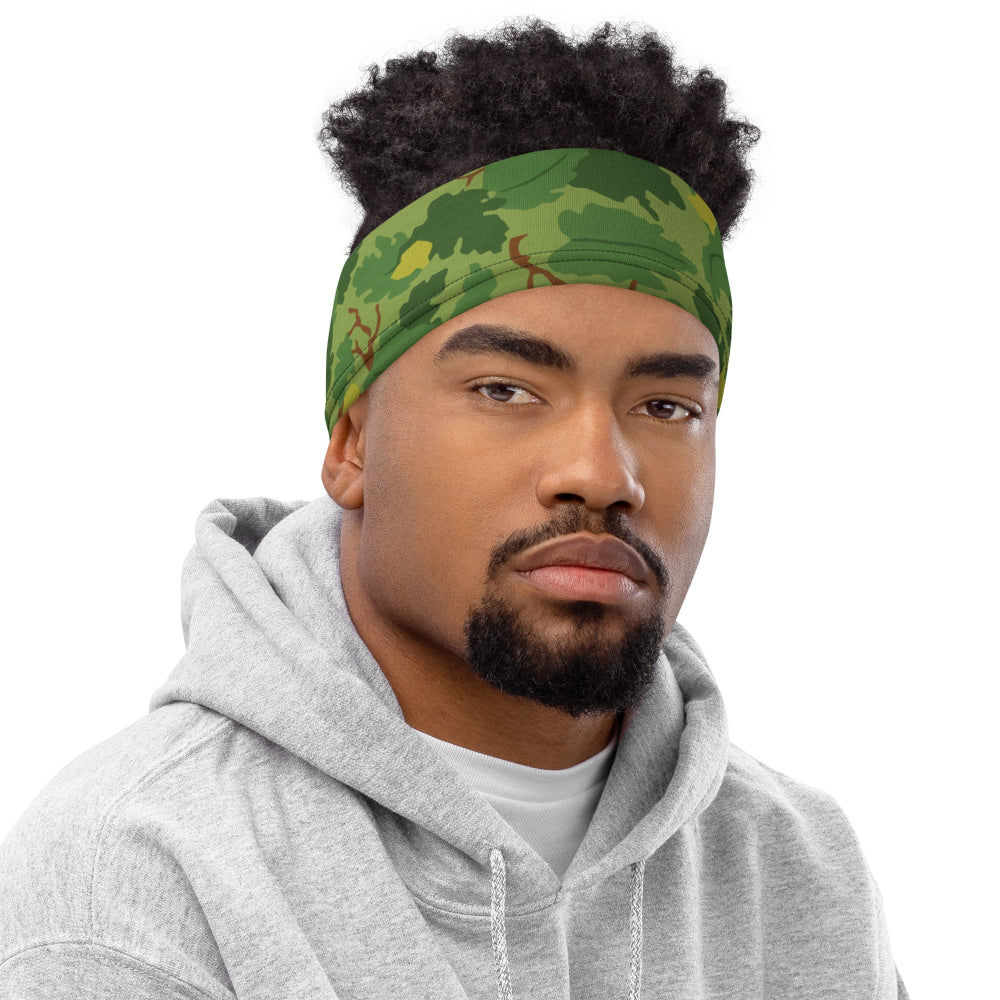 American Mitchell Wine Leaf Green CAMO Neck Gaiter