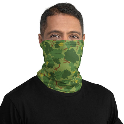 American Mitchell Wine Leaf Green CAMO Neck Gaiter