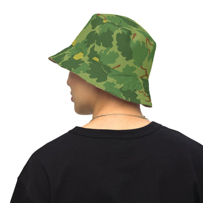 American Mitchell Wine Leaf Green CAMO Reversible bucket hat - Bucket Hats
