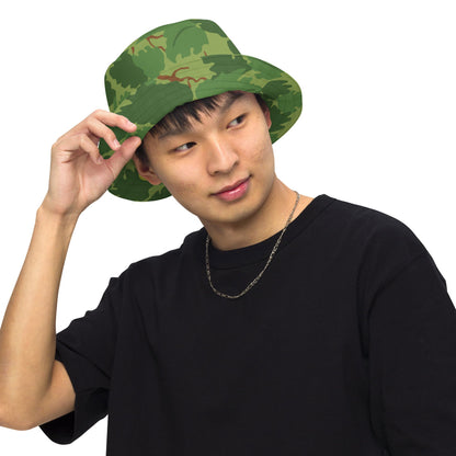 American Mitchell Wine Leaf Green CAMO Reversible bucket hat - Bucket Hat