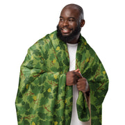 Mitchell Vine Leaf Green CAMO Sherpa Blanket