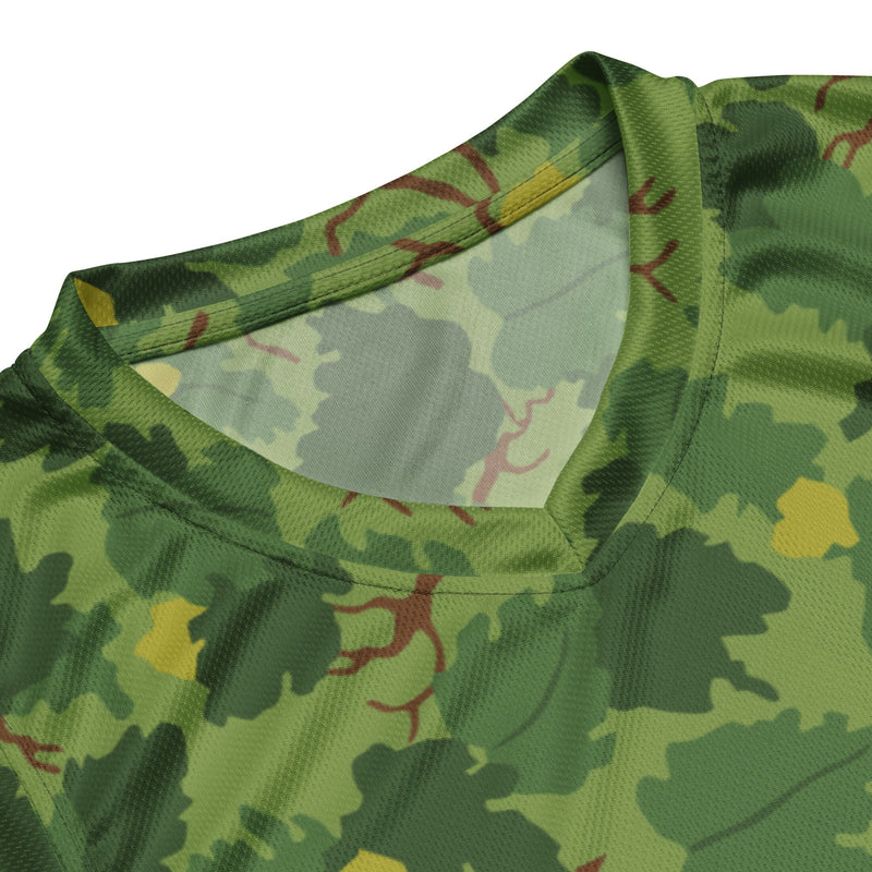 Mitchell Vine Leaf Green CAMO Unisex Basketball Jersey
