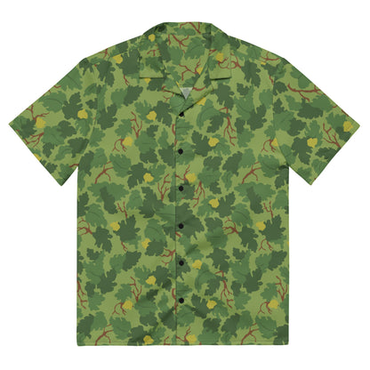 American Mitchell Wine Leaf Green CAMO Unisex button shirt - 2XS - Button Shirt