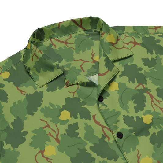 American Mitchell Wine Leaf Green CAMO Unisex button shirt Button Shirts