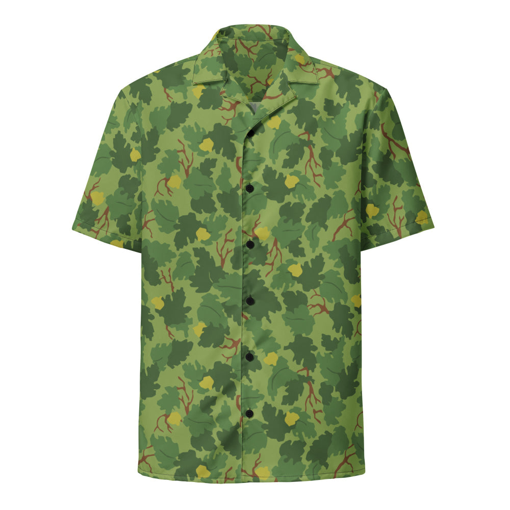 American Mitchell Wine Leaf Green CAMO Unisex button shirt - Button Shirt