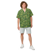 Mitchell Vine Leaf Green CAMO Unisex Short-Sleeve Button Shirt - Button-Up
