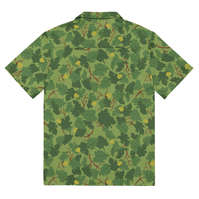 Mitchell Vine Leaf Green CAMO Unisex Short-Sleeve Button Shirt - Button-Up