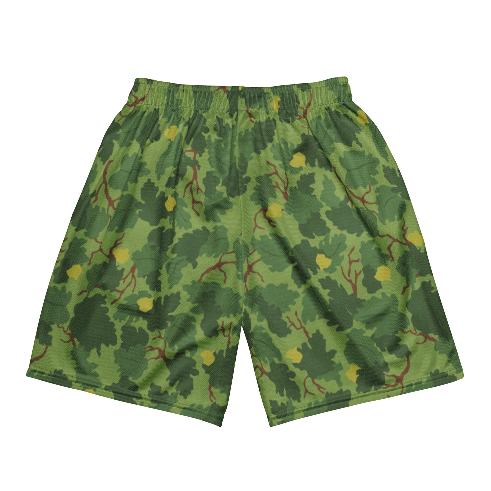 American Mitchell Wine Leaf Green CAMO Unisex mesh shorts - Mesh Shorts