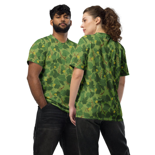American Mitchell Wine Leaf Green CAMO unisex sports jersey - 2XS - Sports Jerseys