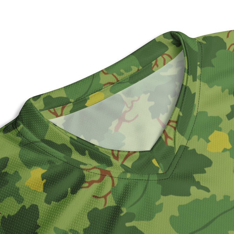 Mitchell Vine Leaf Green CAMO Unisex Sports Jersey