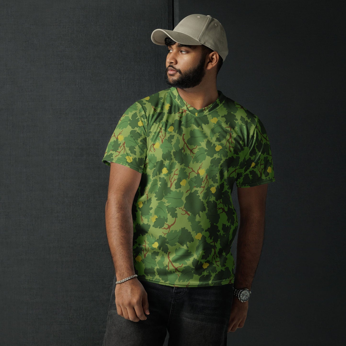 American Mitchell Wine Leaf Green CAMO unisex sports jersey - Sports Jerseys