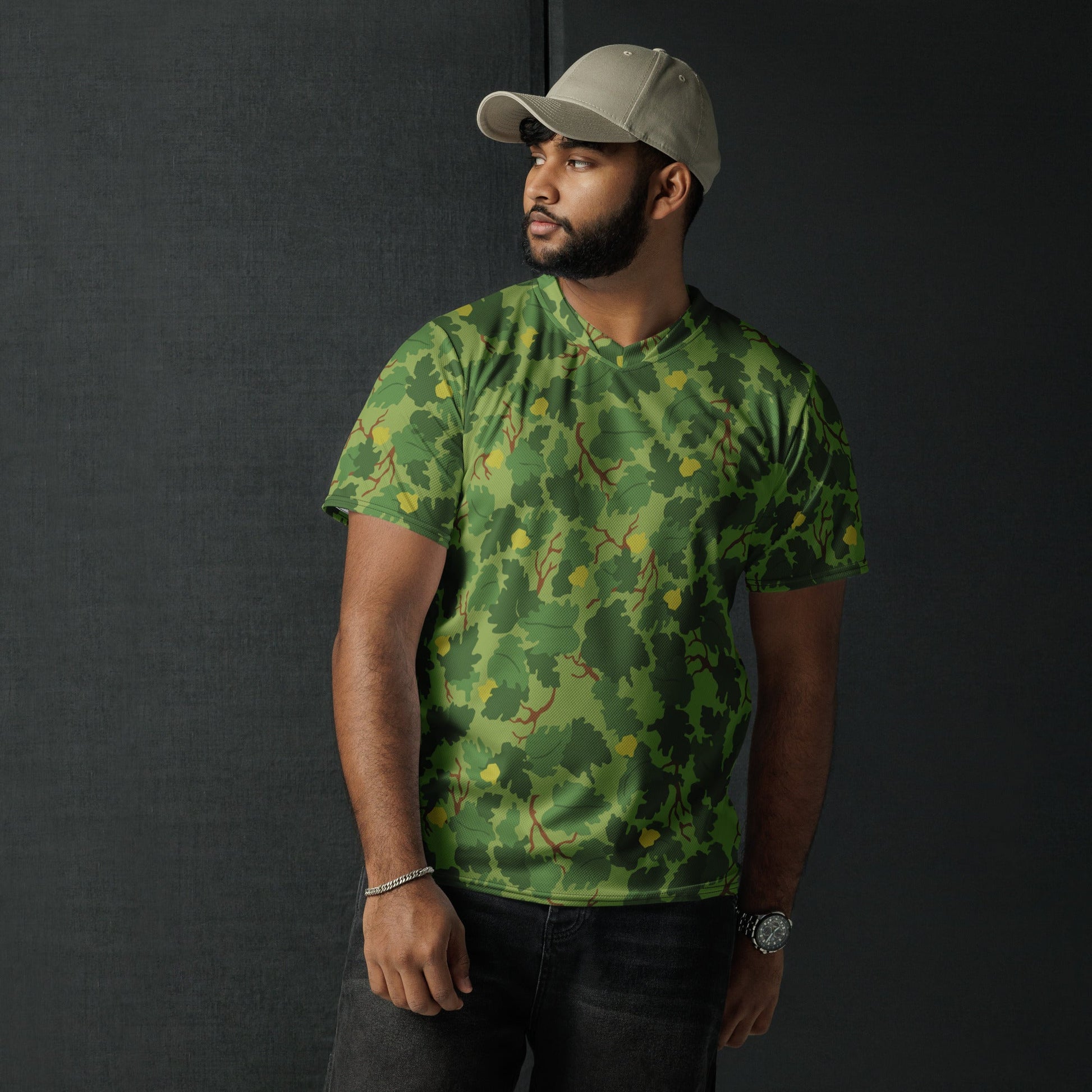 American Mitchell Wine Leaf Green CAMO unisex sports jersey - Sports Jerseys