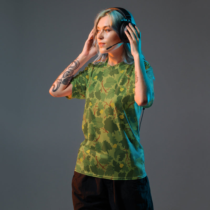 Mitchell Vine Leaf Green CAMO Unisex Sports Jersey