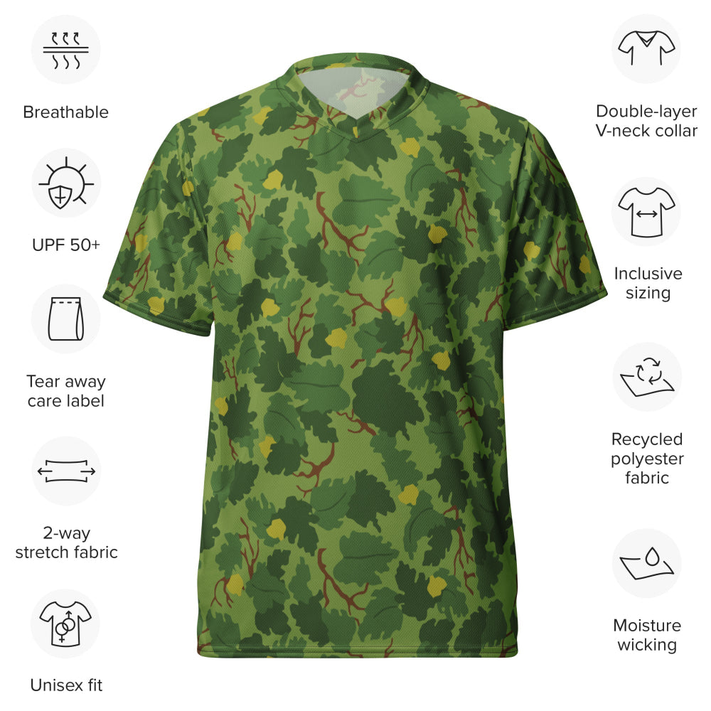 American Mitchell Wine Leaf Green CAMO unisex sports jersey - Unisex Sports Jersey