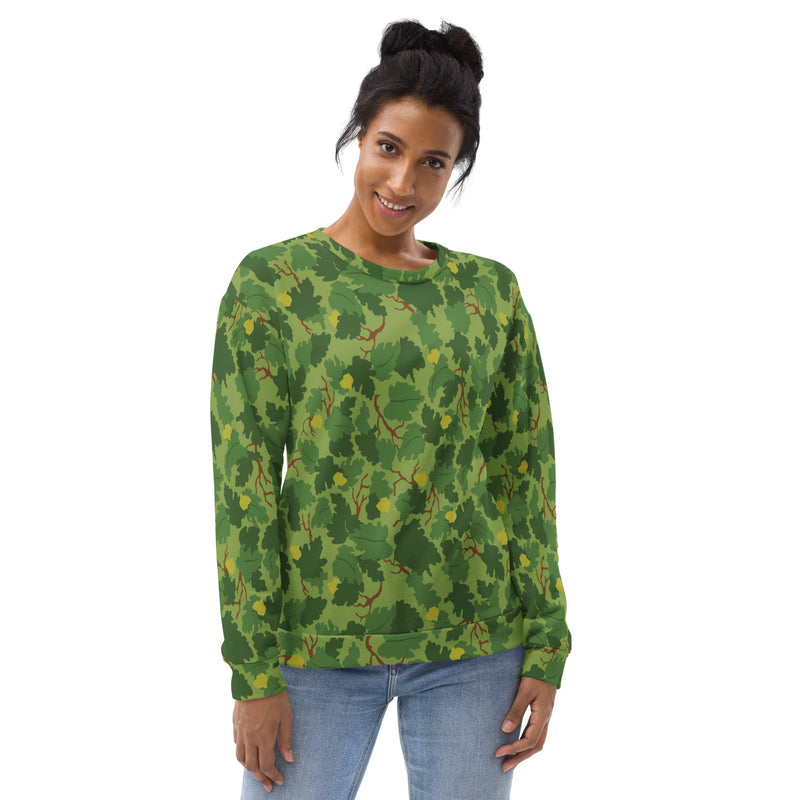 Mitchell Vine Leaf Green CAMO Unisex Sweatshirt