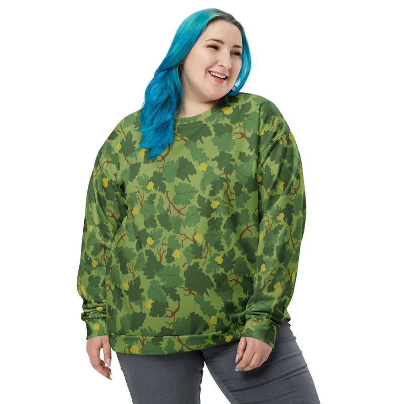 Mitchell Vine Leaf Green CAMO Unisex Sweatshirt