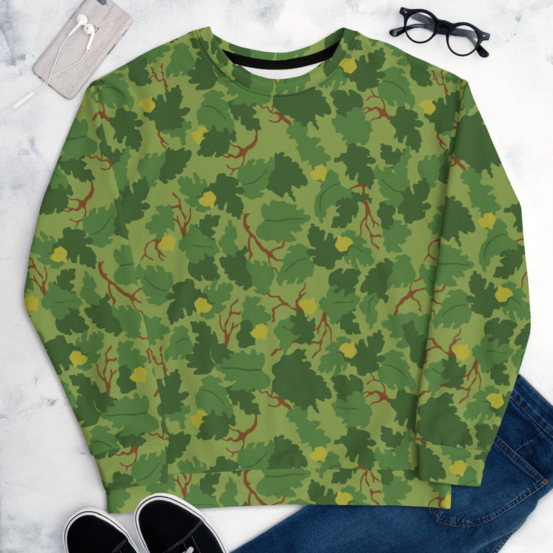 Mitchell Vine Leaf Green CAMO Unisex Sweatshirt