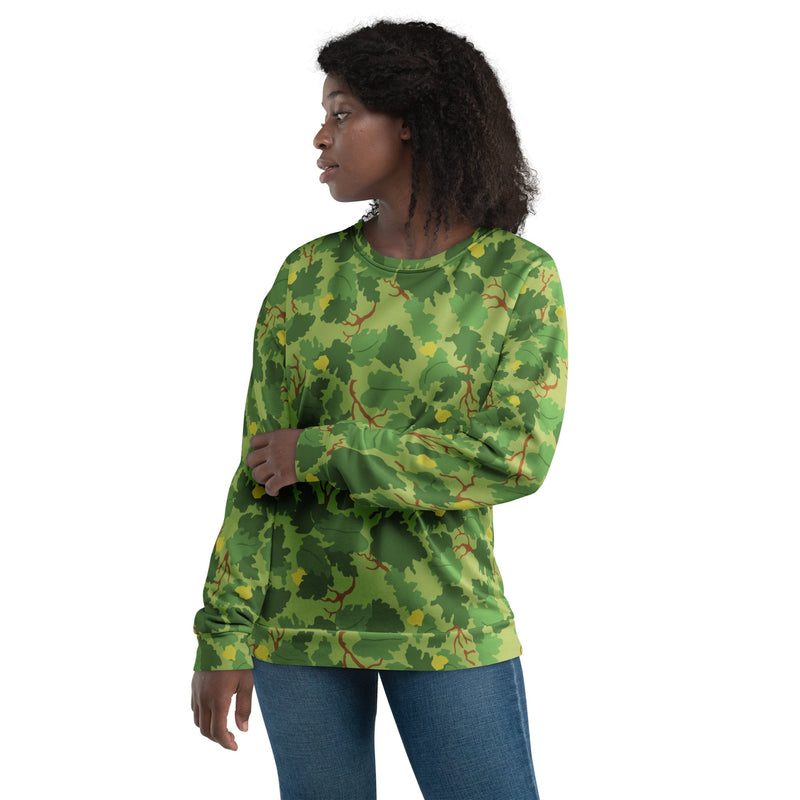 Mitchell Vine Leaf Green CAMO Unisex Sweatshirt