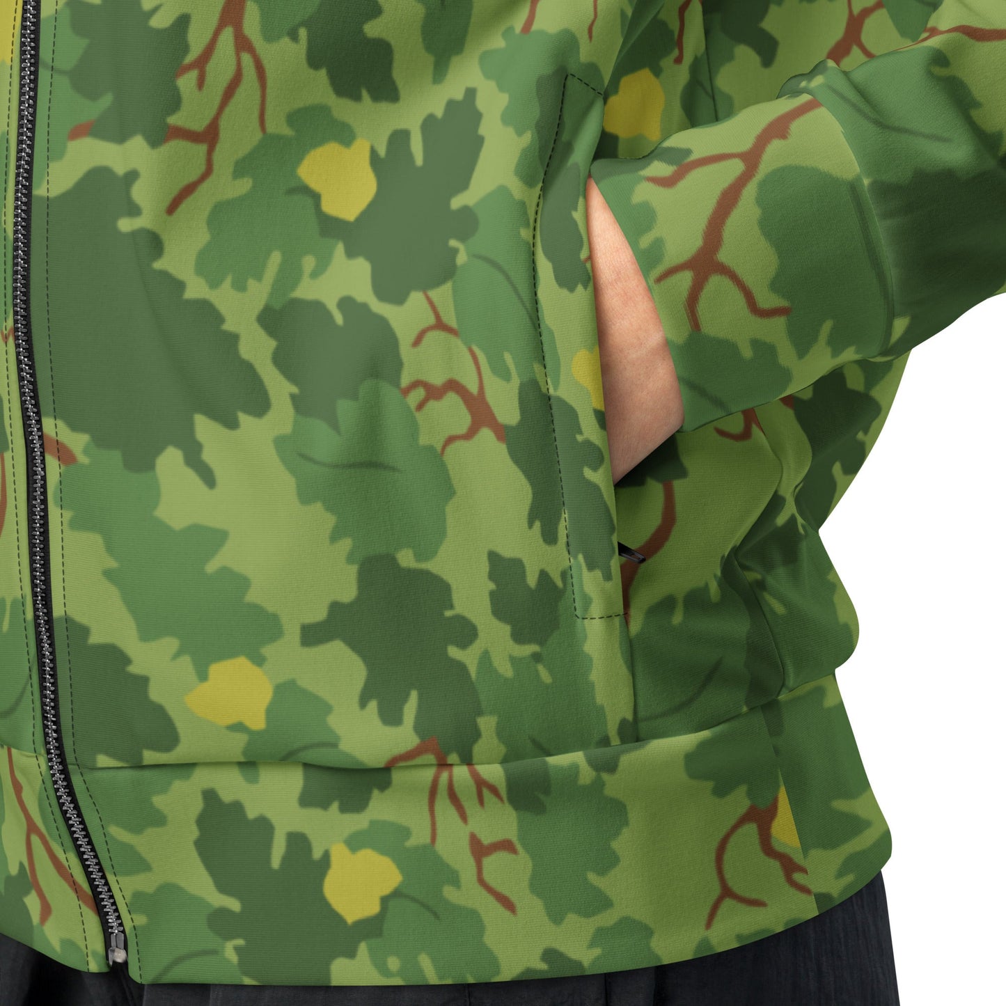 American Mitchell Wine Leaf Green CAMO Unisex track jacket - Track Jackets