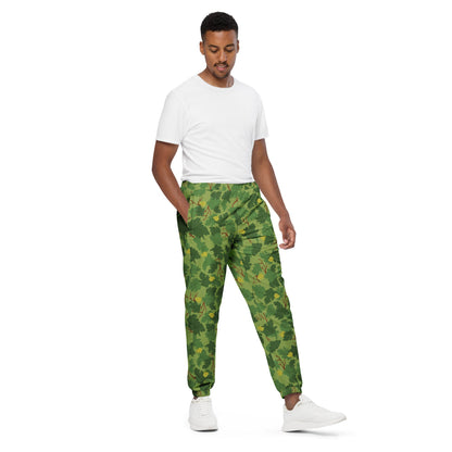 American Mitchell Wine Leaf Green CAMO Unisex track pants - Track Pants