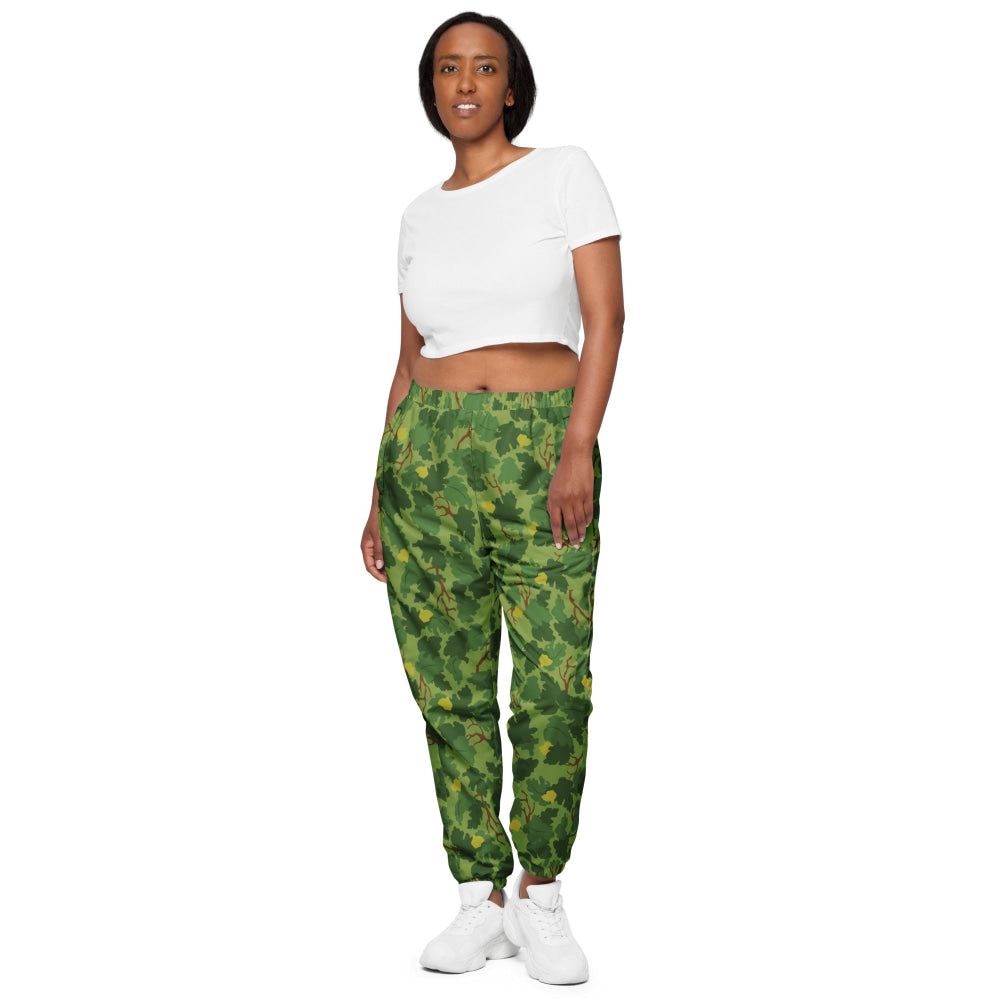 American Mitchell Wine Leaf Green CAMO Unisex track pants - Track Pants