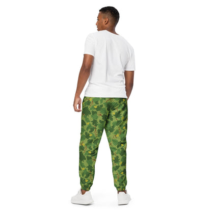 American Mitchell Wine Leaf Green CAMO Unisex track pants - Track Pants