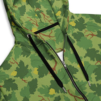 American Mitchell Wine Leaf Green CAMO Unisex zip hoodie