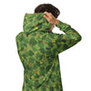 American Mitchell Wine Leaf Green CAMO Unisex zip hoodie