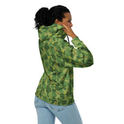 Mitchell Vine Leaf Green CAMO Unisex Zip Hoodie