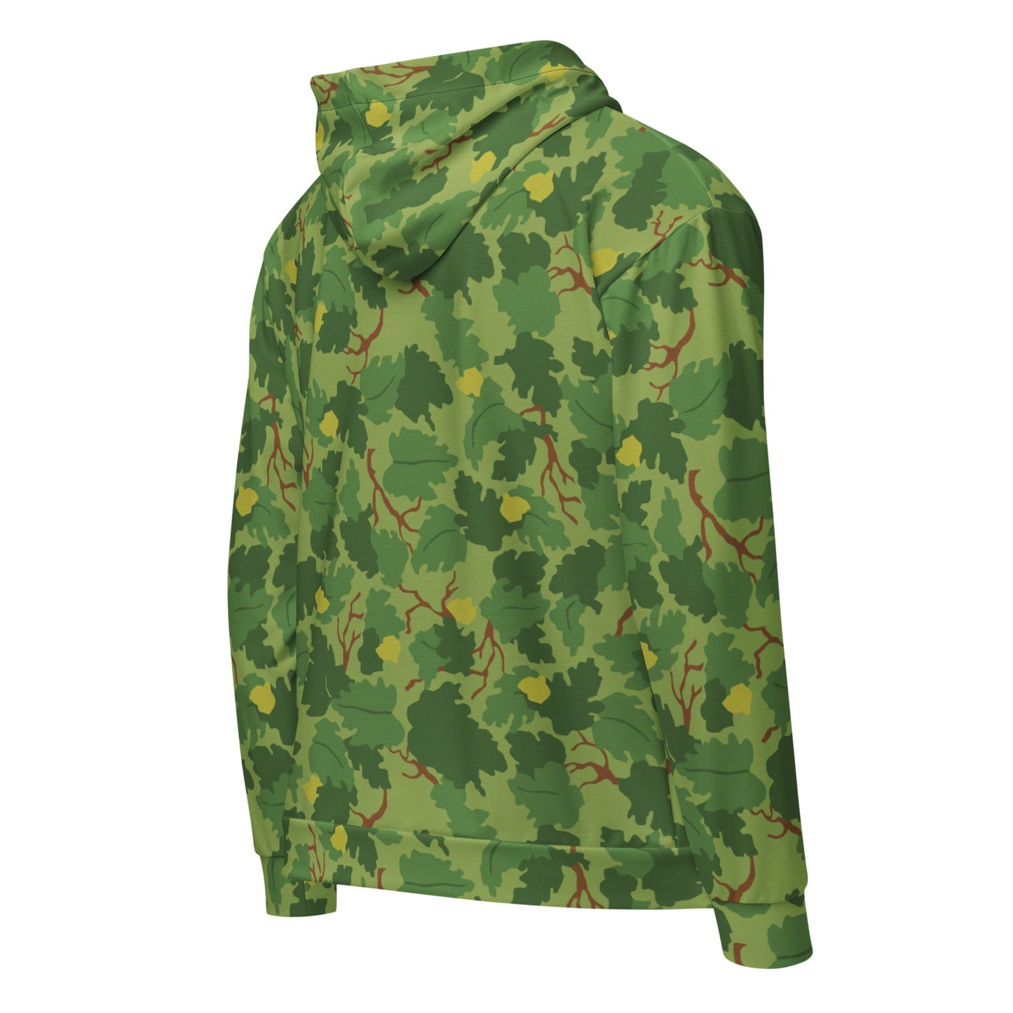 American Mitchell Wine Leaf Green CAMO Unisex zip hoodie - Zip Hoodies