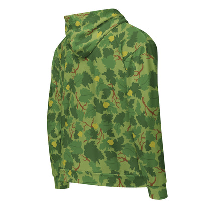 American Mitchell Wine Leaf Green CAMO Unisex zip hoodie - Zip Hoodies