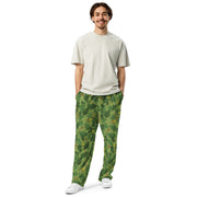 Mitchell Vine Leaf Green CAMO Unisex Wide-Leg Joggers
