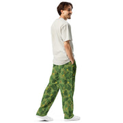 Mitchell Vine Leaf Green CAMO Unisex Wide-Leg Joggers