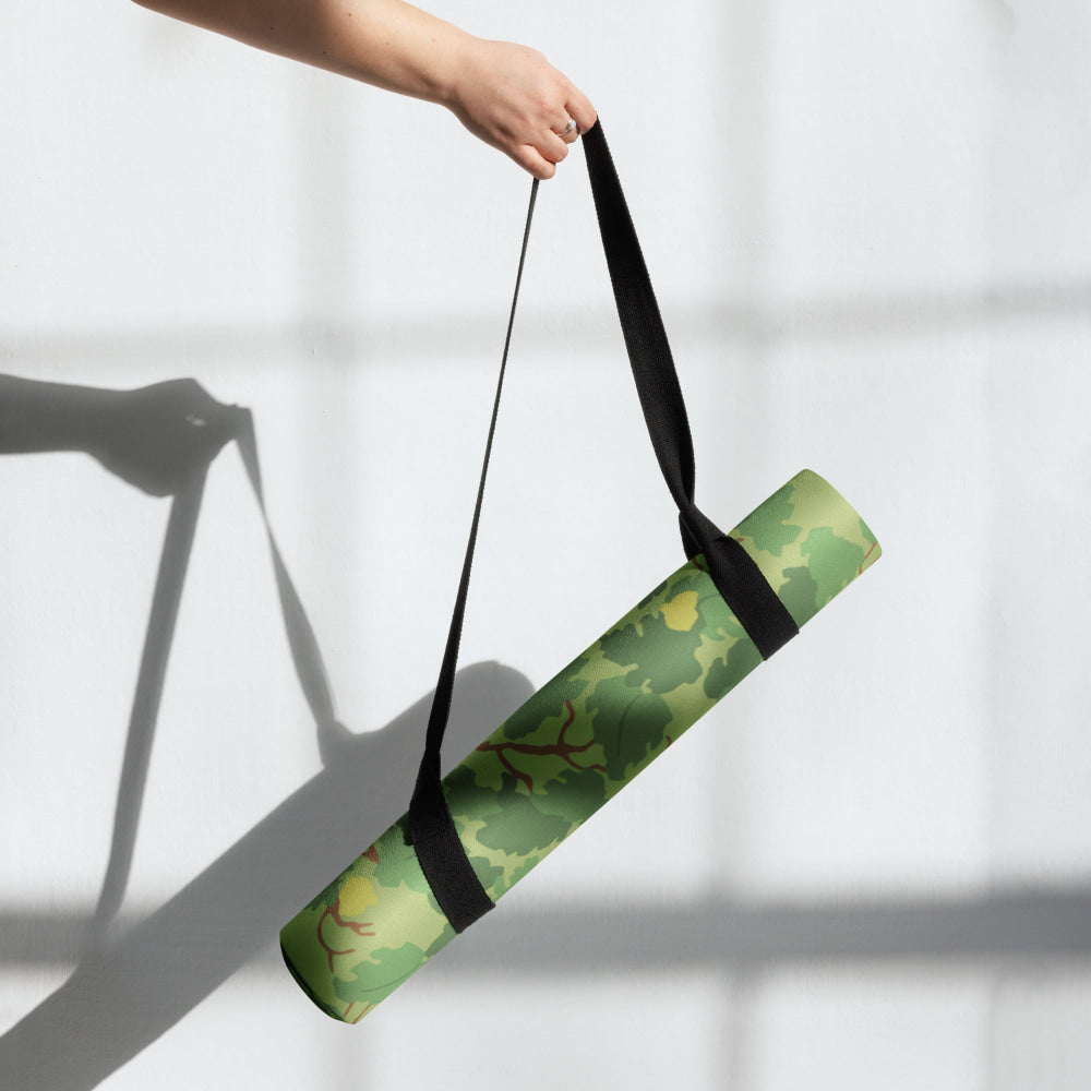 American Mitchell Wine Leaf Green CAMO Yoga mat - Mat